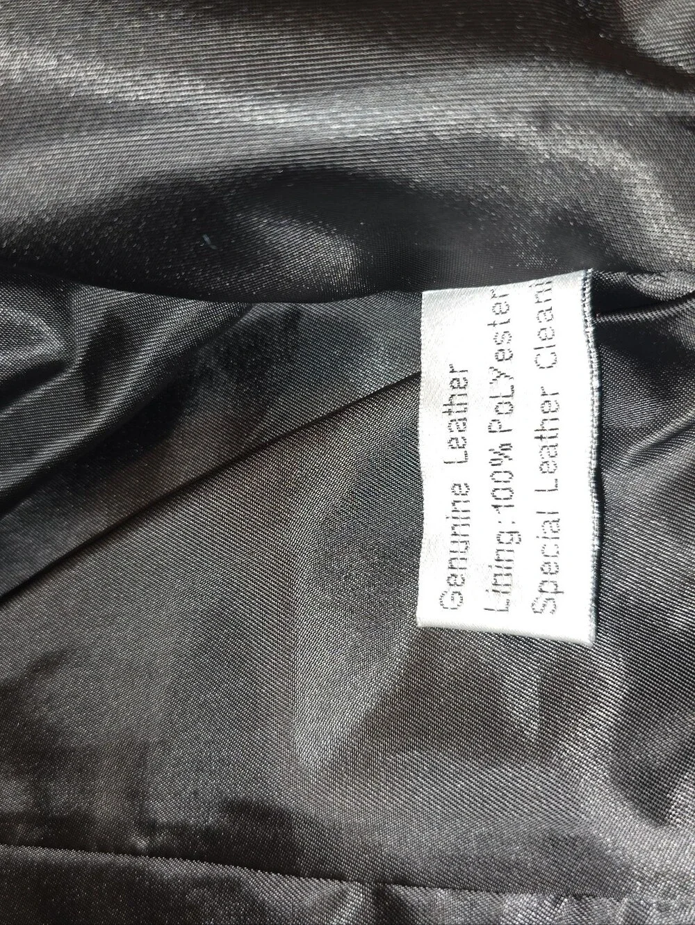 Nine & Company Vintage Black Leather Zip-Front Women's Jacket Size Medium